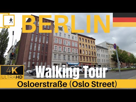 Walking in Berlin Nordic Quarters【4K】Osloer Straße  | Berlin Germany Walking Tour