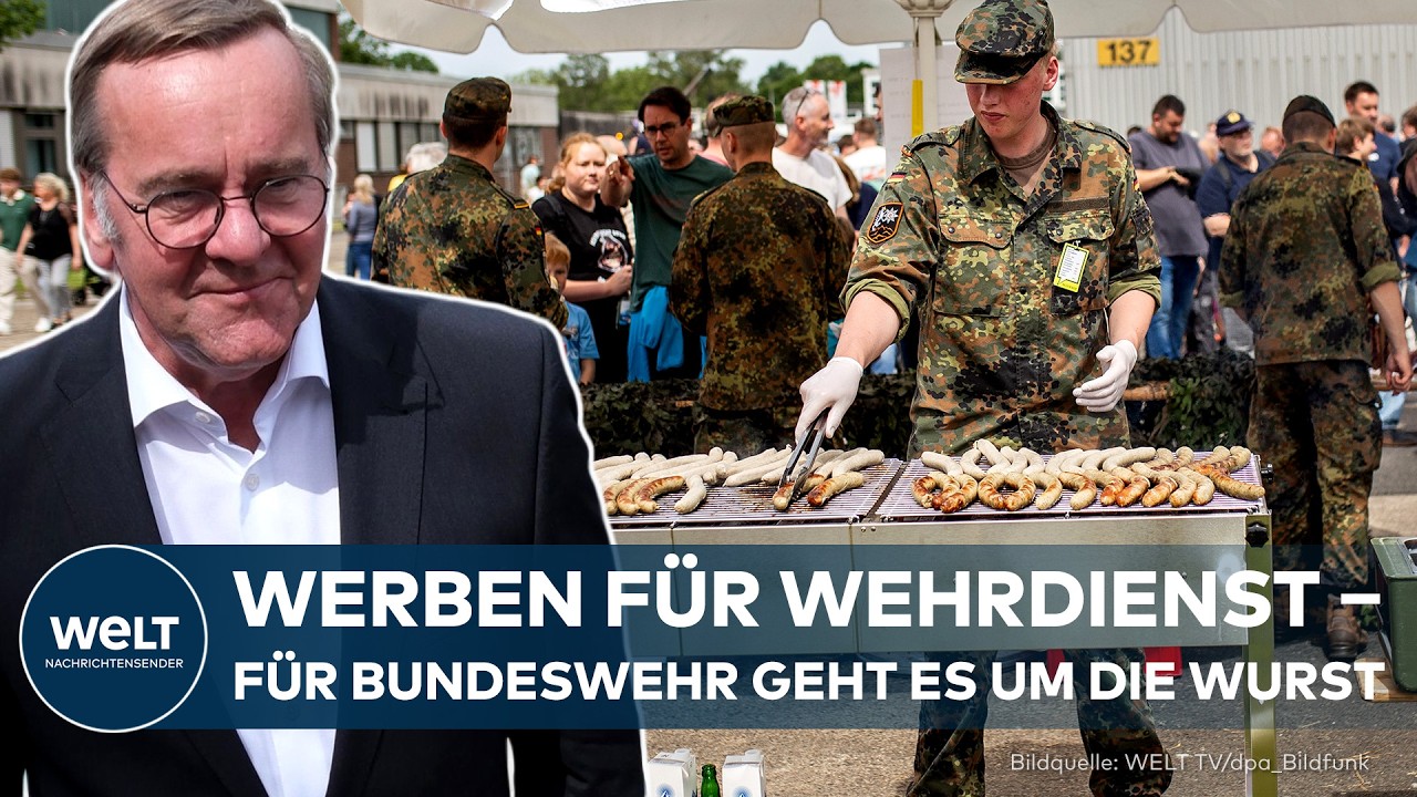 WERBEN FÜR BUNDESWEHR: Pistorius stolz ‒ Tausende neue Rekruten wollen Deutschland dienen