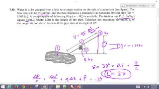 Mechanical Energy Balance for Fluids
