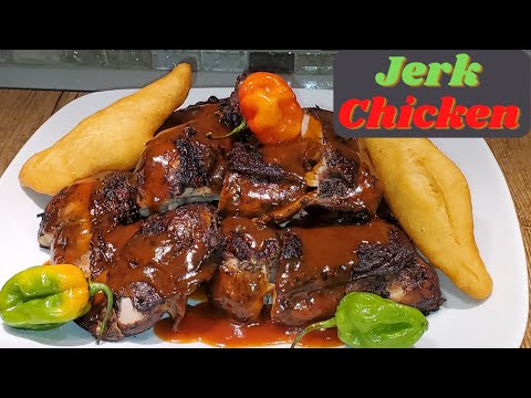 Jerk Chicken Recipe||How To Make Jamaican Jerk Chicken||Grilled Chicken||ChannesCooking