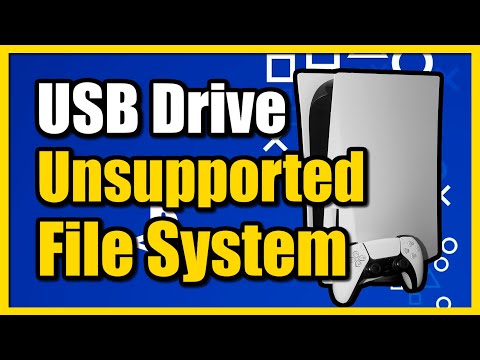 How to Fix This USB Drive's File System is Unsupported on PS5 (Best Tutorial)