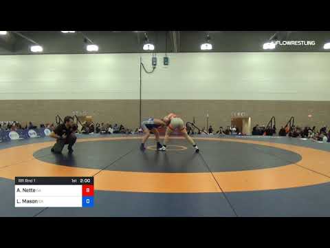 59 Kg Rr Rnd 1 Abby Nette Team Georgia Vs Lauren Mason Team California