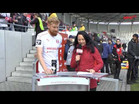 13. Spieltag: Interviews nach dem Spiel Hallescher FC - VfL Osnabrück