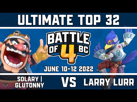 Solary | Glutonny vs Larry Lurr - Ultimate Singles Top 32 - Battle of BC 4