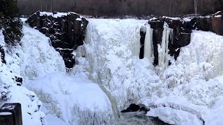preview picture of video 'High Falls Pigeon River US Canada Border Grand Portage MN'