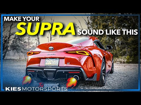 How to make your A90 SUPRA SOUND INSANE! | A90 SUPRA AKRAPOVIC EXHAUST DIY