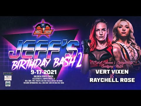Raychell Rose v Vert Vixen GCWA Women’s championship (Jeff’s Birthday Bash 2)
