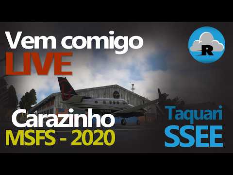 AO VIVO | C90 GTX ✈️ Vamos sair de Carazinho no RS | MSFS 2020