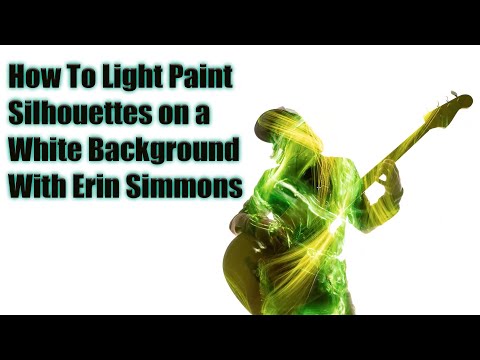 How To Light Paint Silhouettes on a White Background With Erin Simmons