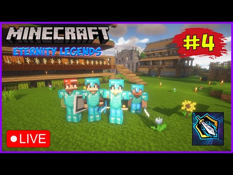 Uncover the Ancient City Mystery LIVE! - Minecraft Eternity Legends #4
