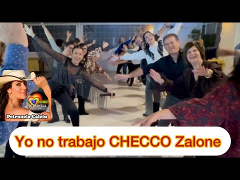 Checco Zalone YO NO TRABAJO merengue Petronela Calciu // balli di gruppo 2026// Line dance 