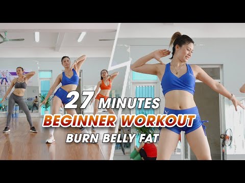 BEST WAY TO BURN BELLY FAT in 27 Minutes for Beginner - Dance Workout | Eva Fitness