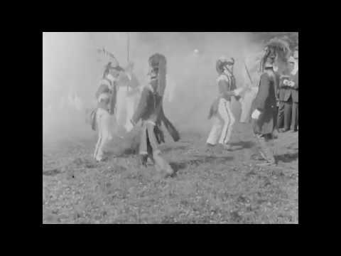 A 1914 sham-fight re-enactment of a 1798 Rebellion battle in Ballywalter.
