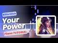 유튜브 다운로드 Billie Eilish - Your Power (Piano Tutorial)