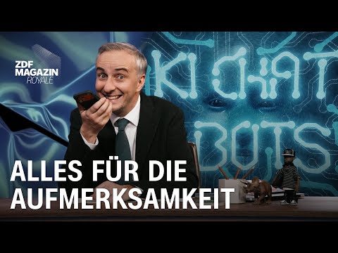 Schleimen, Lügen, Dranbleiben: ChatGPT und andere KI-Chatbots | ZDF Magazin Royale
