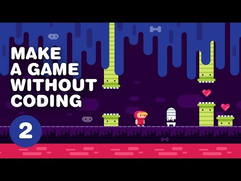 How to MAKE A VIDEO GAME without coding - 2D Platformer - Construct 3 Tutorial For Beginners PART 2