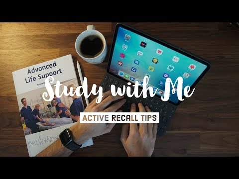 Study with Me + Active Recall tips | Life as a Junior Doctor Video