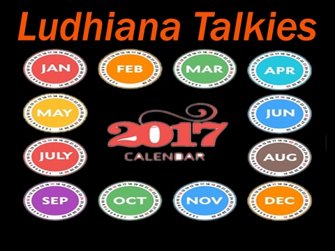 Ludhiana Talkies Calender 2017