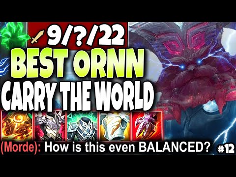 This is the Best Ornn Build to Carry the WORLD and entire Season 11 SOLO 🔥 LoL Top Ornn s11 Gameplay