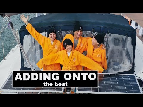 SHOULD WE KEEP THE NAME OF THE BOAT? (Making a boat into a home) | EP 257