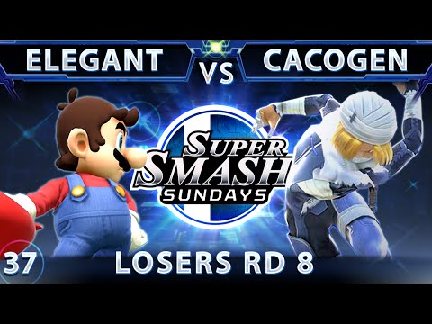 SSS 37 - MR Elegant (Mario) Vs. Cacogen (Sheik) SSB4 Losers RD 8 - Sm4sh Wii U - Smash 4