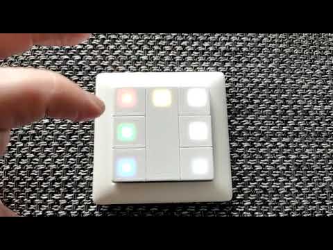 Mqtt Wandtaster für 55iger Rahmen - IoBroker EspEasy esp8266 Demo2