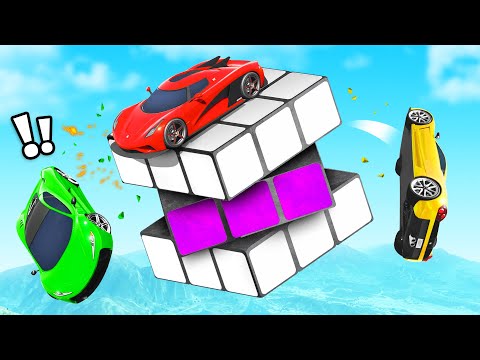 Last One To SURVIVE The MEGA CUBE! (GTA 5)