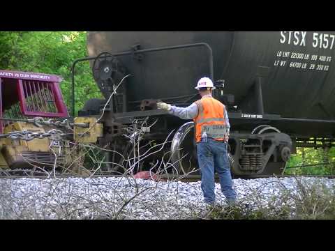 CSX Q581-02 Derailment Site in Rocky Face, GA