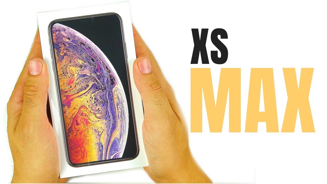 XS Max Unboxing and Size Comparison!