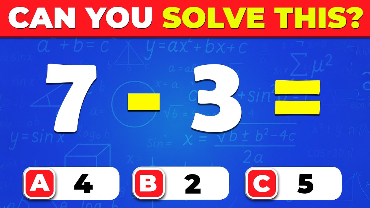 Grade 2 Math Quiz | Easy Subtraction Practice for Learners