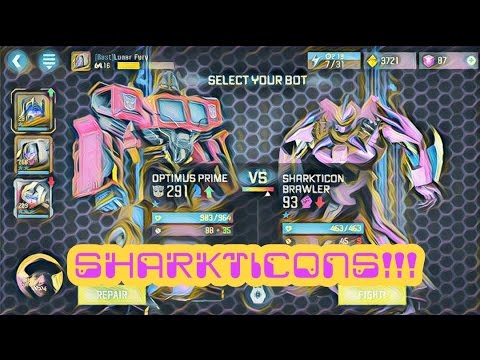 Transformers Forged to Fight: Optimus Prime VS Sharkticon Brawler