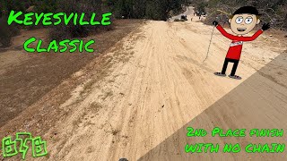 2nd Place at Keyesville Classic without a Chain! Downhill Race