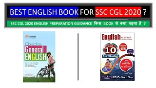 SSC CGL 2020 & SSC CHSL 2020 BEST ENGLISH BOOKS FOR PREPARATION | SSC CGL & CHSL ENGLISH PREPARATION