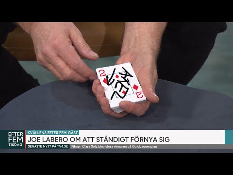 Se Joe Laberos magiska korttrick – Axel: ”Det är ju inte möjligt” | Efter fem | TV4 & TV4 Play