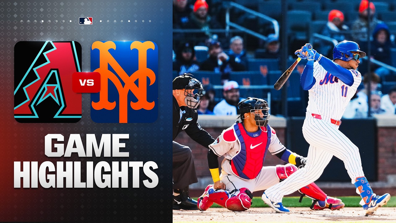 4월8일 뉴욕메츠 애리조나 MLB 하이라이트
