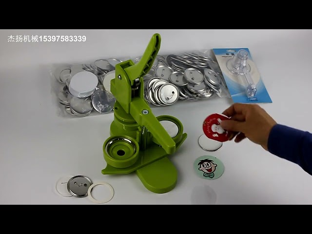 Vídeo relacionado con OEBUAFI Juego de 100 Piezas de Botones Traseros con Pasador, Insignias de Metal, Suministros Hechos a Mano con Diseño único, Incluidas Cubiertas de Metal, Fondos de Plástico, Películas (56MM)