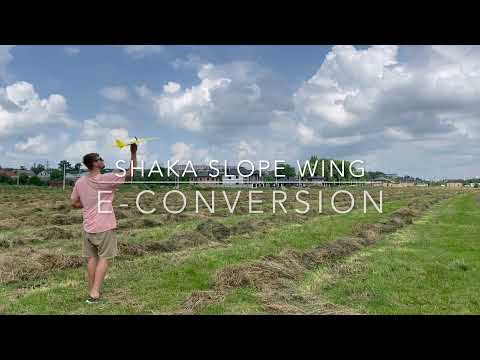 Shaka E-Conversion - Maiden Flight In A Strong Thermal