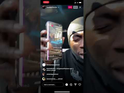 Kush BinFlockin on live with SRK shanie saying he punched him pt3