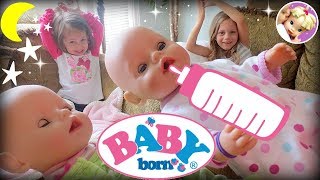 😢 Ouch?! 😴 Baby Born Twins Bed Routine! 🛏 Baby Born Collab with LoveBug Baby Dolls!💖