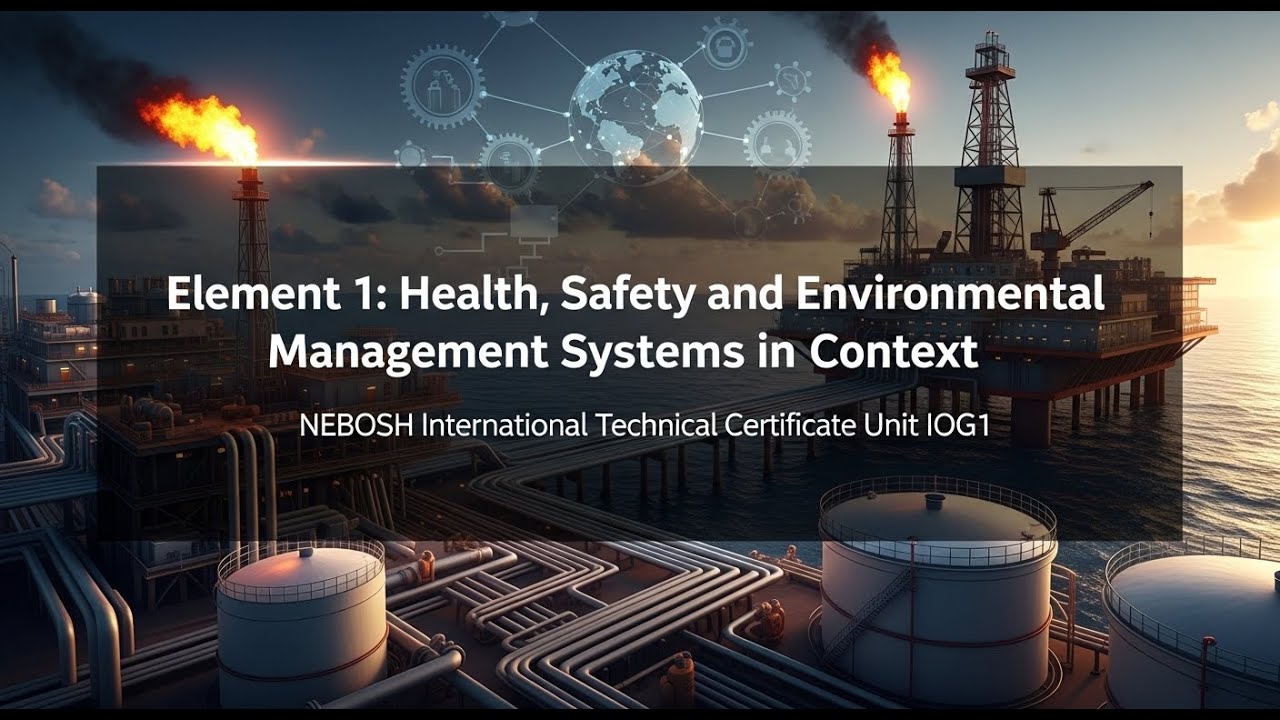 Mastering NEBOSH Oil & Gas Element 1 – HSE Management in Context