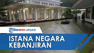 Video Penampakan Banjir Jakarta Melanda Istana Kepresidenan