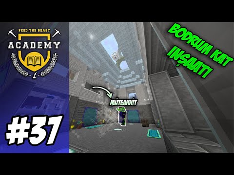 3 KATLI EVİMİZ HAZIR | Modlu Minecraft FTB Academy - BÖLÜM 37