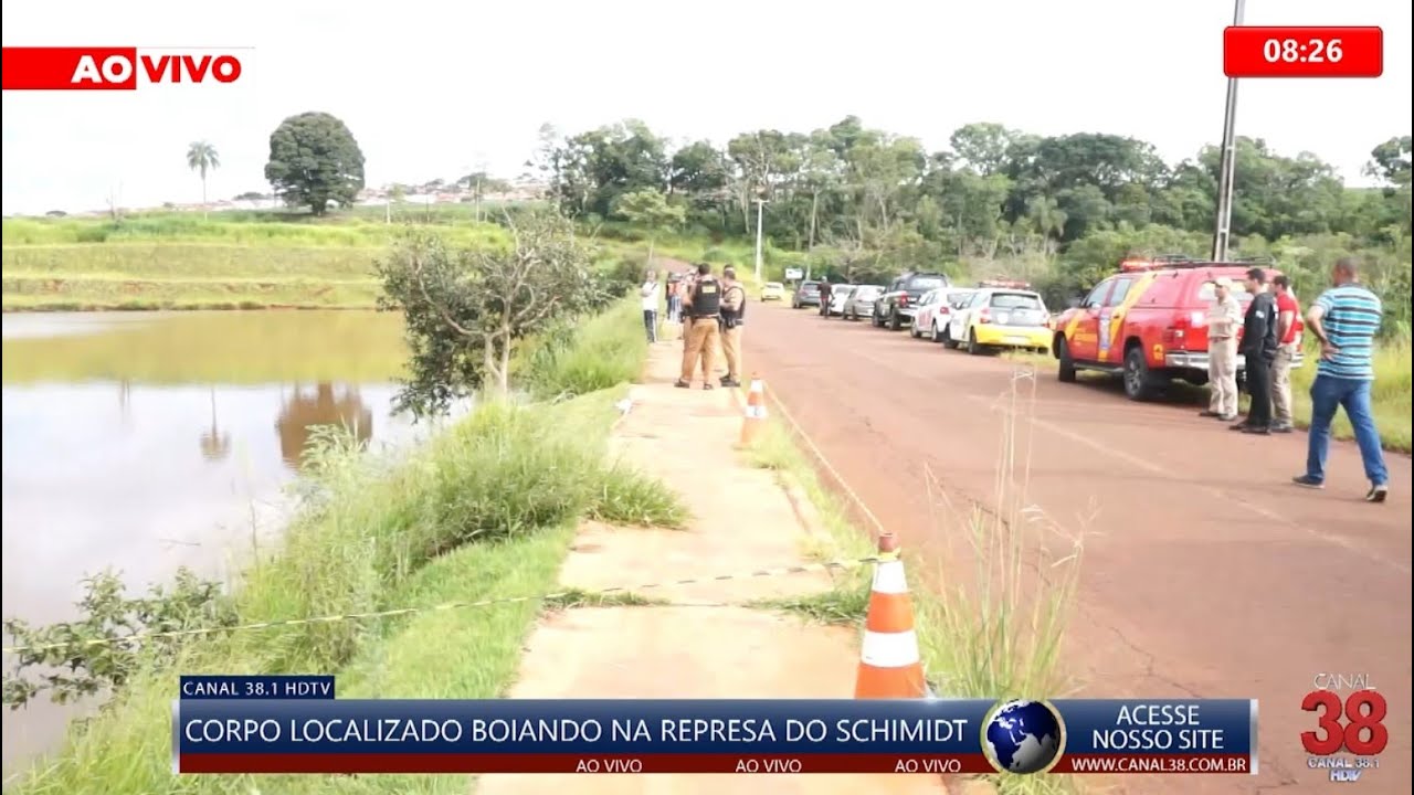 AO VIVO: CORPO DE HOMEM É ENCONTRADO BOIANDO NO LAGO DO SCHMIDT, EM APUCARANA