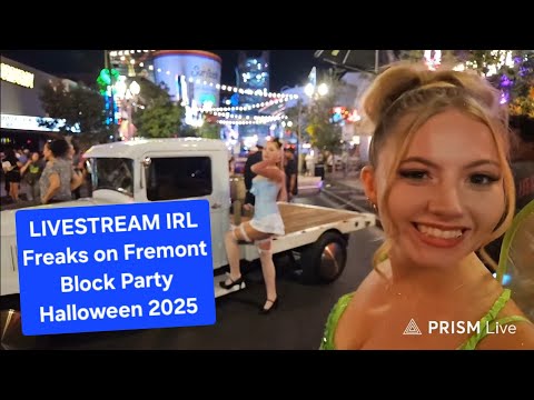 LIVE Las Vegas Fremont Street, Thirsty Thursday, LIVE streaming IRL