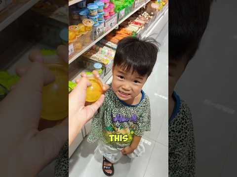 Dad Gave Him the Coolest Ice Cream Candy Ever🍭🤪!! #shorts #candy