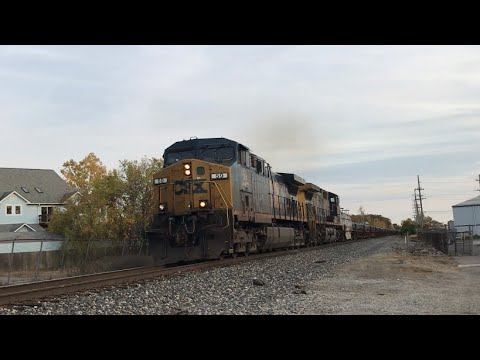CSX K596 in Plymouth, MI w/ CSX59 & CSX335