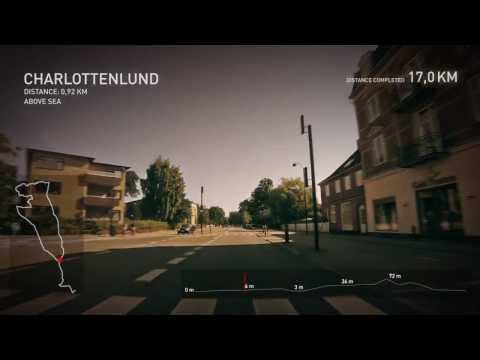 KMD IRONMAN Copenhagen bike course - 180 km in 6 minutes!
