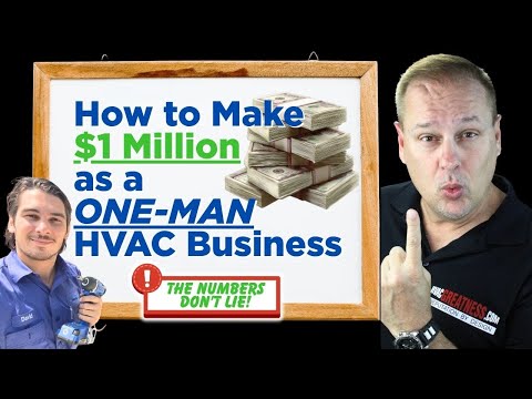 Make $1 Million as a ONE-MAN HVAC Business Owner/Operator
