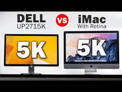 5K Dell Monitor Vs 5K iMac – The Highest Resolution Displays in the World!