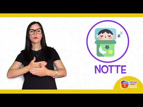 Corso LIS (Lingua dei Segni Italiana) per bambini - [LEZIONE N6 LE PARTI DEL GIORNO]